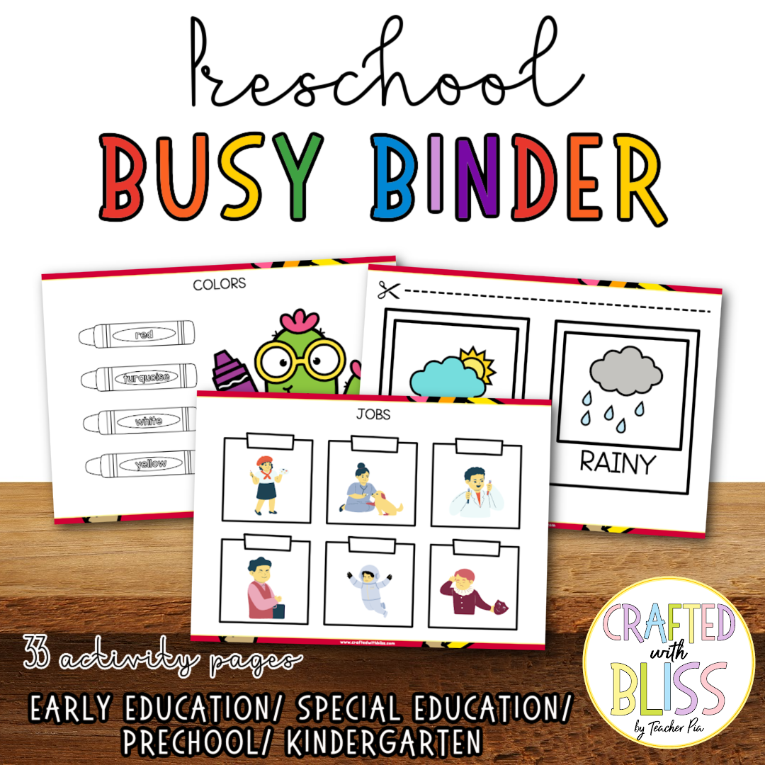 Themed Busy Book Mini Bundle