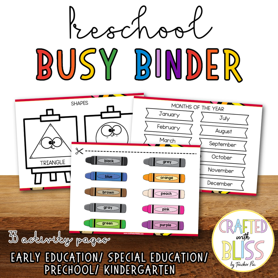 Themed Busy Book Mini Bundle