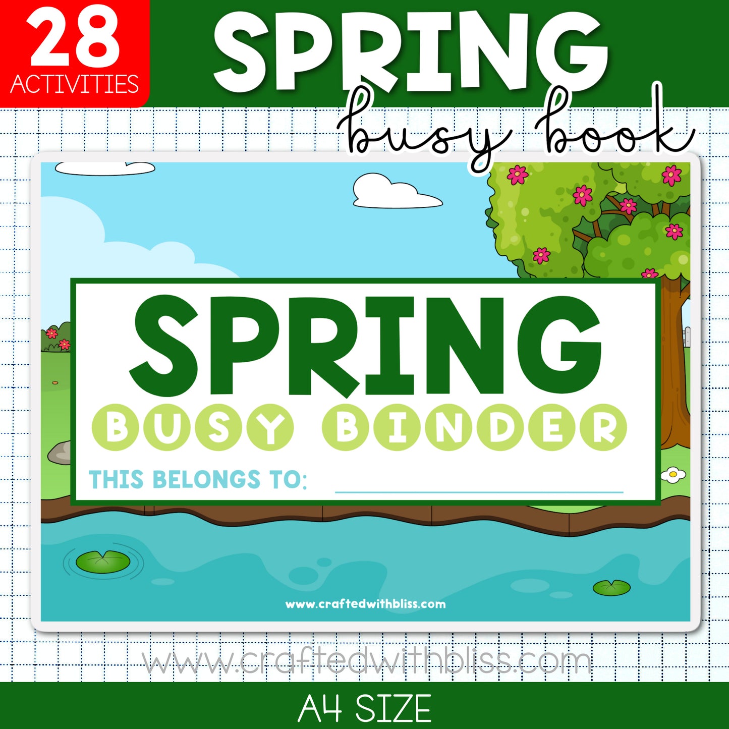 Four Seasons Busy Book/Binder Big Bundle (SpEd, Toddler and Pre-K) Spring, Summer, Fall and Winter! Save More with this bundle!