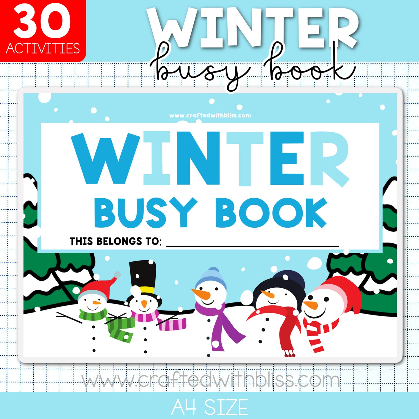 Four Seasons Busy Book/Binder Big Bundle (SpEd, Toddler and Pre-K) Spring, Summer, Fall and Winter! Save More with this bundle!