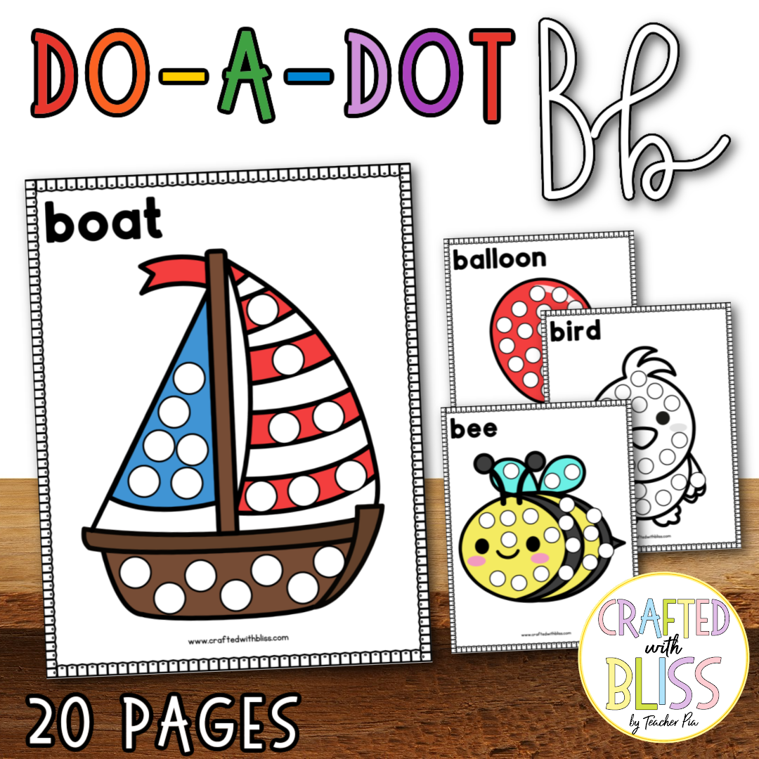 500+ Pages Alphabet Dot Markers Mega Bundle Do-A-Dot (Preschool, Sped, Kindergarten, OT) Save More with this bundle!