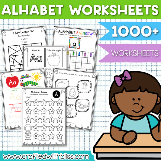 Alphabet Worksheets Book | Letter of the Week