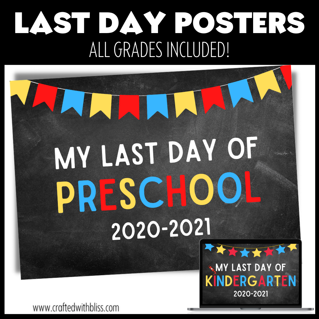 Graduation Time! Last Day of Class Posters