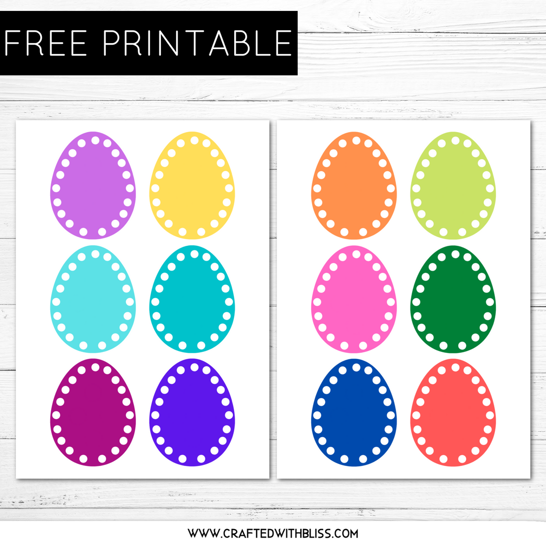 FREE Easter Hole Punch Activity Fine Motor Printable For Kids –  CraftedwithBliss