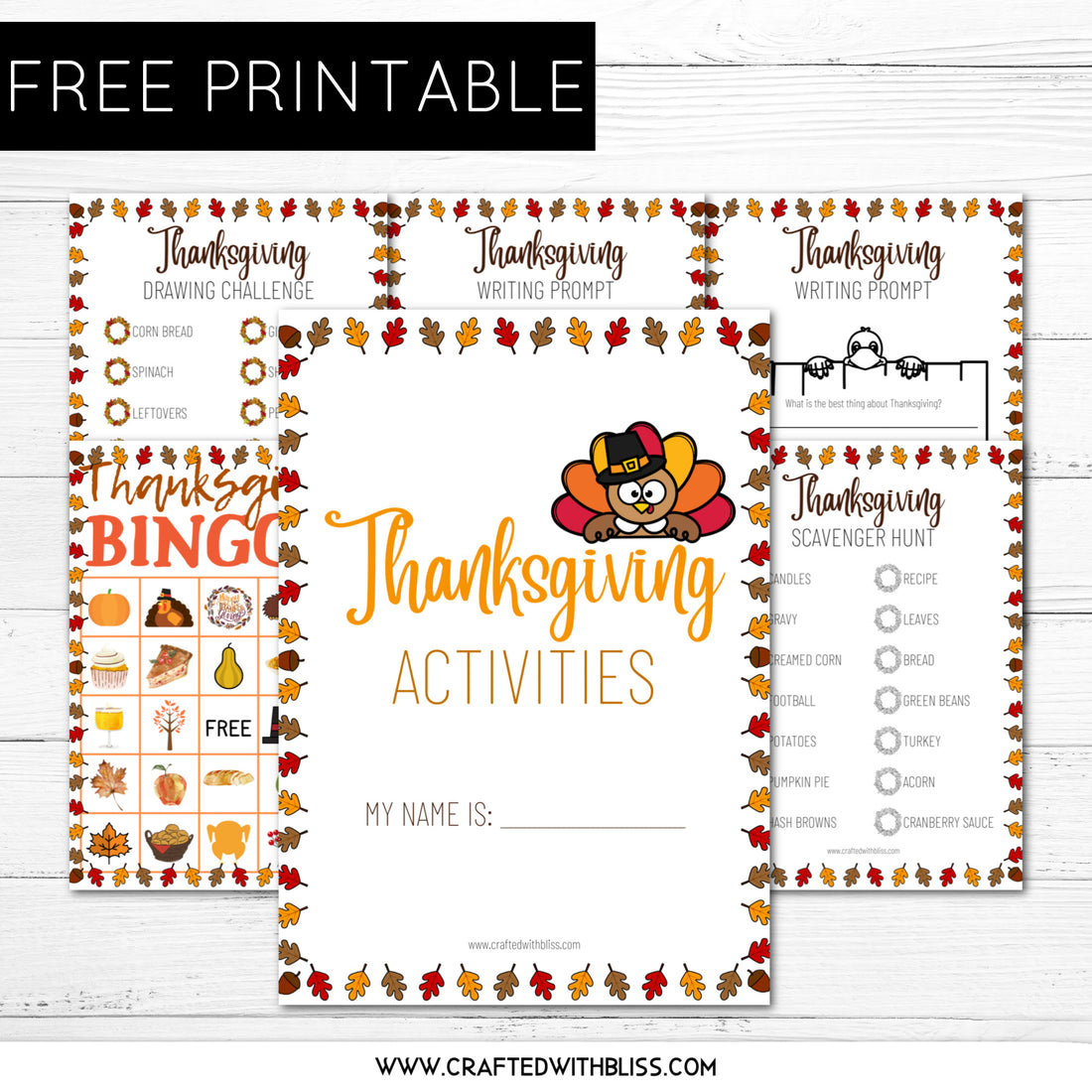 FREE Thanksgiving Printable For Families