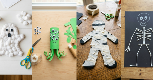 20 Quick and Easy Halloween Crafts for Kids (Minimal Prep Required)