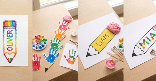 Cute Pencil Crafts for Kids Fun Back to School Name Activities
