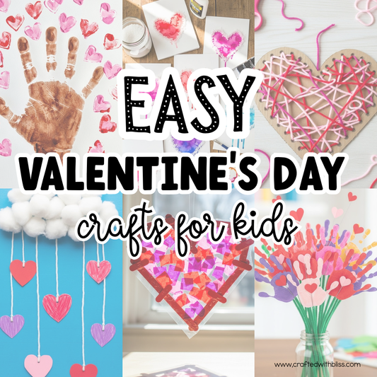 20 Easy Valentine's Day Crafts for Kids (Perfect for School Parties!)