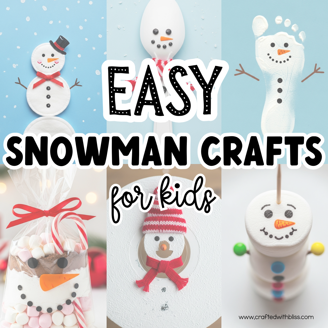 Adorable Snowman Crafts Perfect Winter Activities for Kids