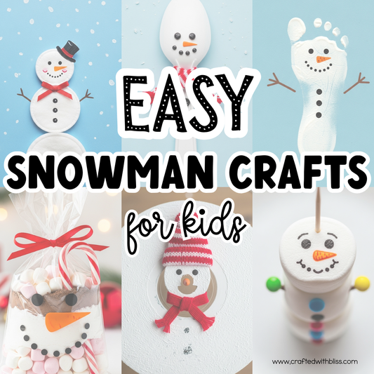 Adorable Snowman Crafts Perfect Winter Activities for Kids
