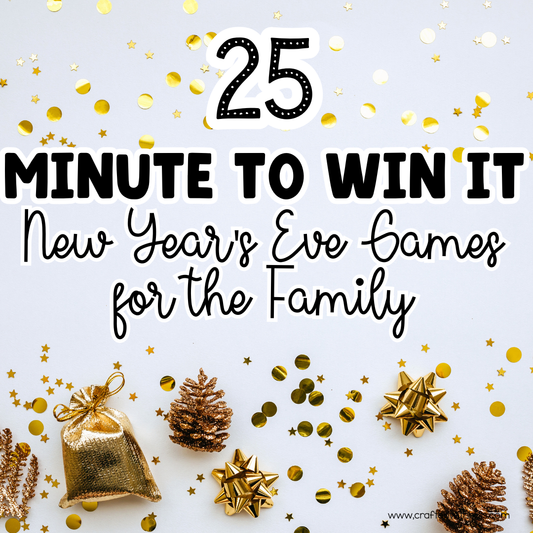 25 Fun Minute to Win It New Year's Eve Games for the Family