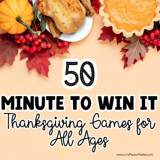 50 Hilarious Minute to Win It Thanksgiving Games for All Ages