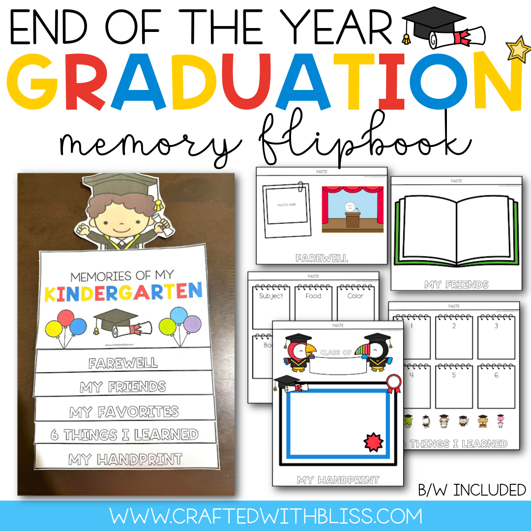 End of the Year Flip Book | Graduation Activities