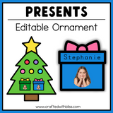 Editable Gift Ornament – Canva Template