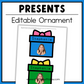 Editable Gift Ornament – Canva Template