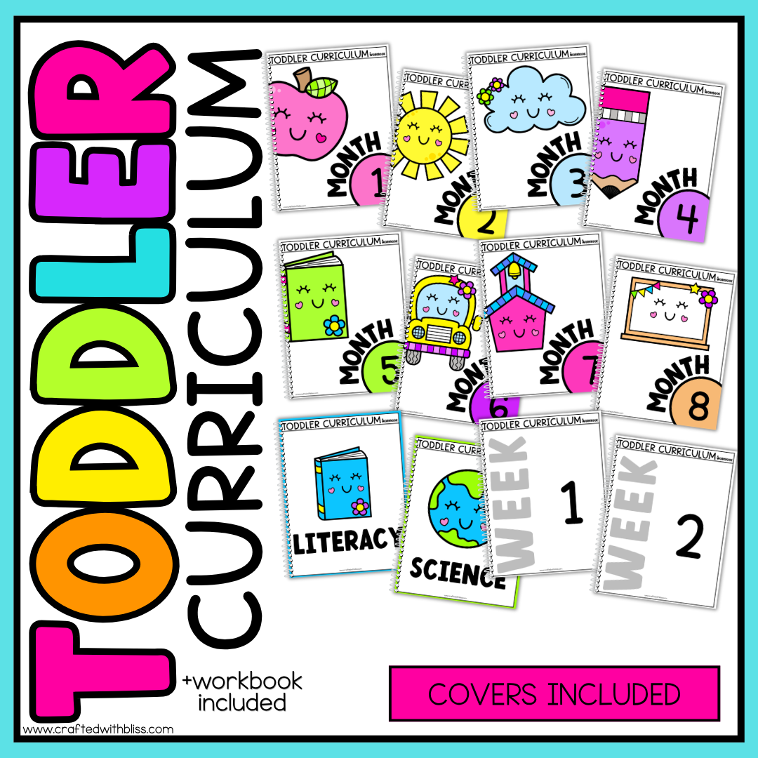 May Month 10 Toddler Curriculum Workbook Homeschool Tot School Daycare