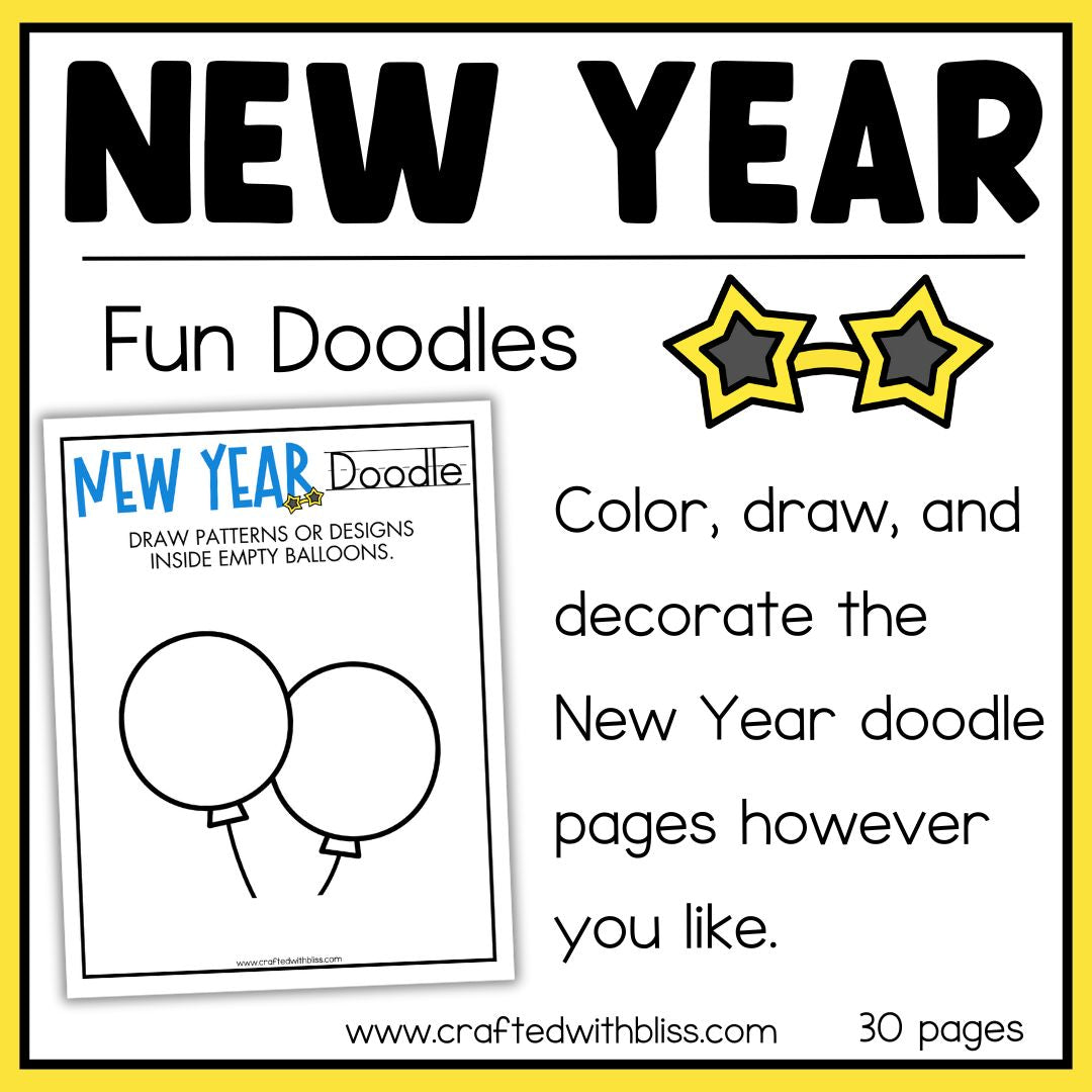 New Years Fun Doodles