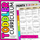 Toddler Curriculum Workbook GROWING BUNDLE Homeschool Tot School Daycare