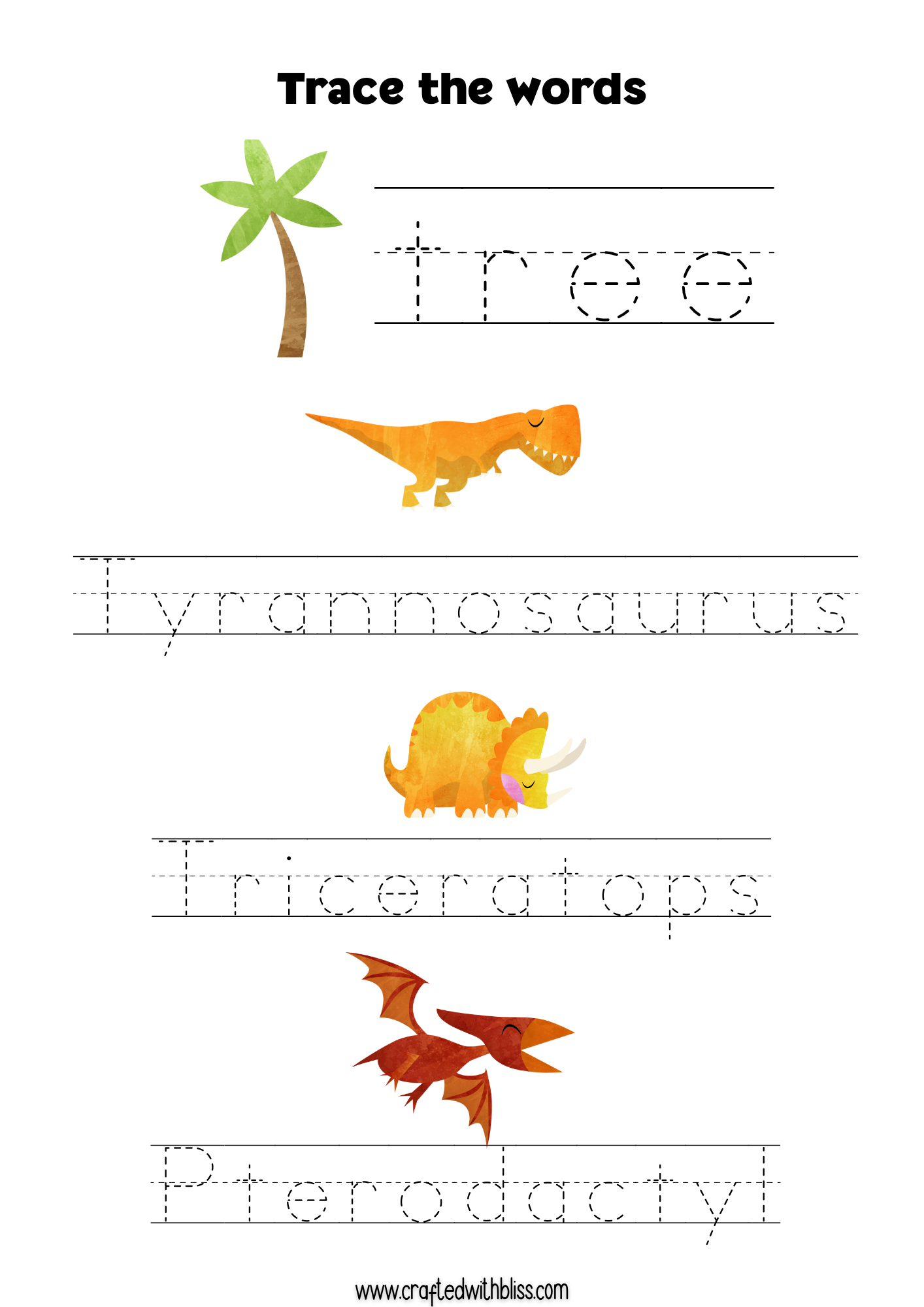 10 Dinosaur BINGO For Preschool-Kindergarten