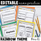 Editable Name Practice Printable PreK Writing Center Life Skill Mini Bundle