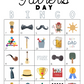 50 Father's Day Theme Bingo Cards (5x5)