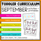 September Toddler Curriculum Activities and Printable Tot School Homeschool