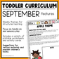 September Toddler Curriculum Activities and Printable Tot School Homeschool