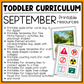 September Toddler Curriculum Activities and Printable Tot School Homeschool