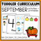 September Toddler Curriculum Activities and Printable Tot School Homeschool