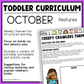 October Toddler Curriculum Activities and Printable Tot School Homeschool