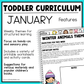 January Toddler Curriculum Activities and Printable Tot School Homeschool