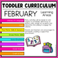 February Toddler Curriculum Activities and Printable Tot School Homeschool