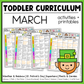 March Toddler Curriculum Activities and Printable Tot School Homeschool St. Patrick's Day