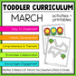 March Toddler Curriculum Activities and Printable Tot School Homeschool St. Patrick's Day