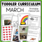 March Toddler Curriculum Activities and Printable Tot School Homeschool St. Patrick's Day