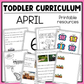 April Toddler Curriculum Activities and Printable Tot School Homeschool Spring