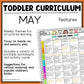May Toddler Curriculum Activities and Printable Tot School Homeschool