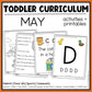 May Toddler Curriculum Activities and Printable Tot School Homeschool