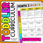 October Month 3 Toddler Curriculum Workbook Homeschool Tot School Daycare
