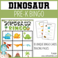 10 Dinosaur BINGO For Preschool-Kindergarten