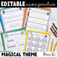 Editable Name Practice Printable PreK Writing Center Life Skill Mini Bundle