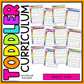 October Month 3 Toddler Curriculum Workbook Homeschool Tot School Daycare