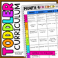 November Month 4 Toddler Curriculum Workbook Homeschool Tot School Daycare