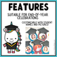 Editable Graduation Bulletin Decor [Pre-k, Preschool, Kinder] End of the Year