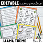Editable Name Practice Printable PreK Writing Center Life Skill Mini Bundle