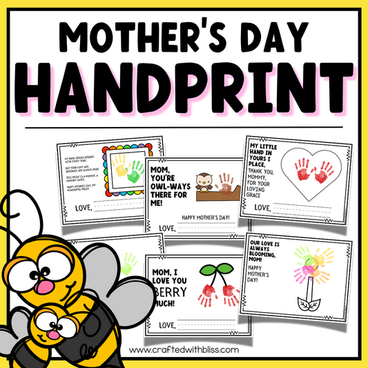 Mother's Day Handprint Keepsake Art