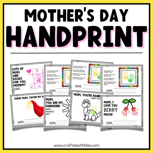 Mother's Day Handprint Keepsake Art