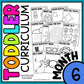 January Month 6 Toddler Curriculum Workbook Homeschool Tot School Daycare Tot Curriculum
