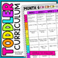 January Month 6 Toddler Curriculum Workbook Homeschool Tot School Daycare Tot Curriculum