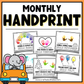 Monthly Handprint Keepsake Art